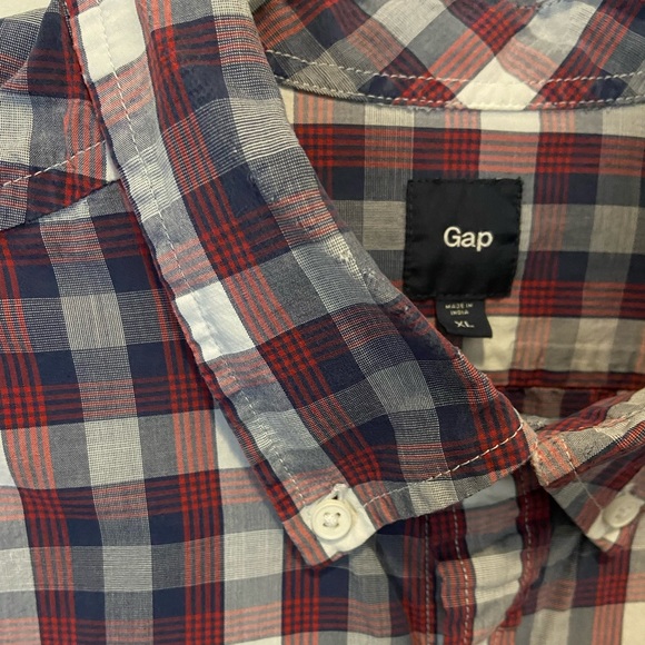 Gap Plaid Button Down Shirt - Picture 5 of 6